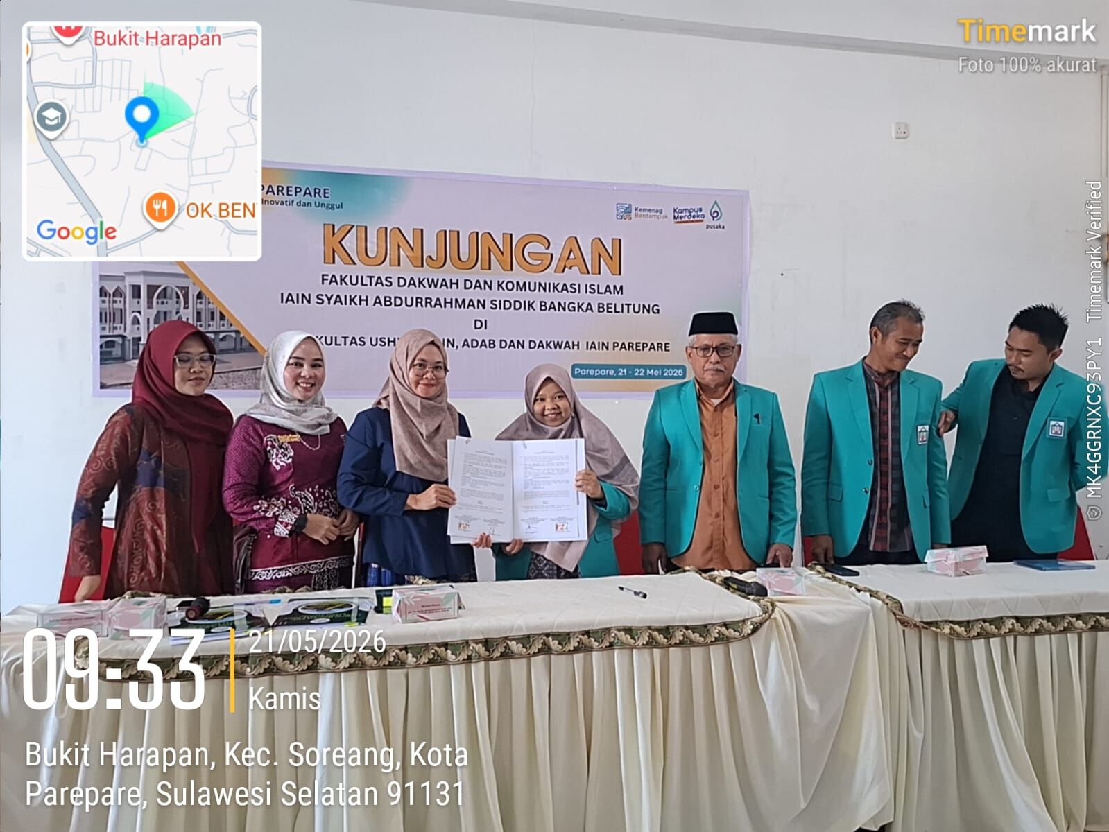 Jalin Sinergi Akademik, Prodi BKI IAIN SAS Babel dan IAIN Parepare Resmi Teken Perjanjian Kerja Sama