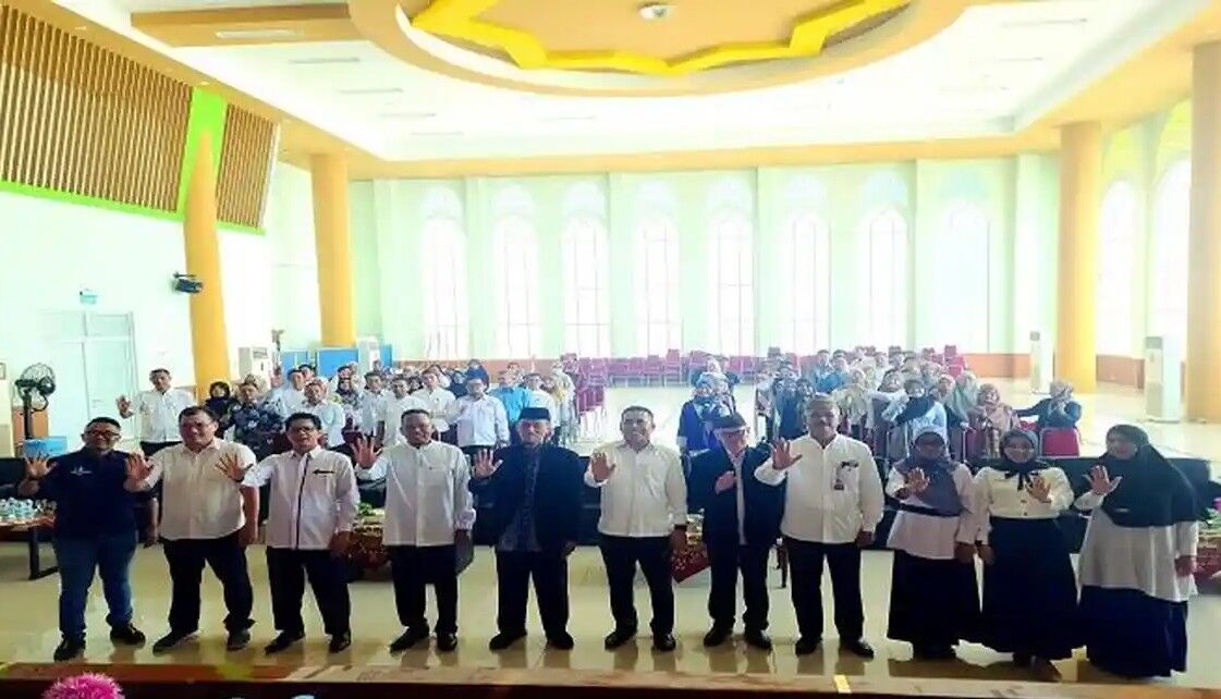 Dosen dan Mahasiswa Prodi BKI IAIN SAS Babel Mengikuti Sosialisasi Anti Korupsi dan Gratifikasi dengan Narasumber Mantan Pimpinan KPK