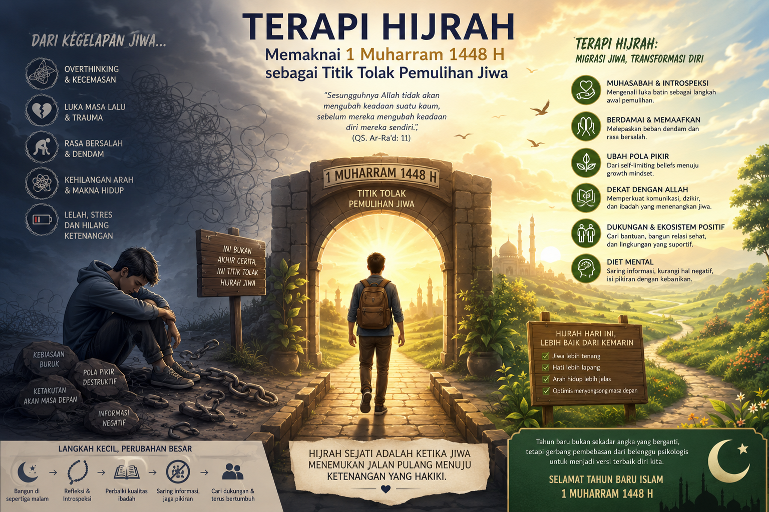 Terapi Hijrah: Memaknai 1 Muharram 1448 H sebagai Titik Tolak Pemulihan Jiwa